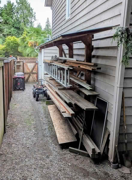 Photo of free storage rack lumber (Bothell) #1