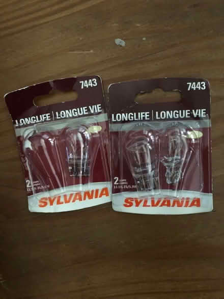 Photo of free Sylvania 7443 car rear light bulbs (North York) #1