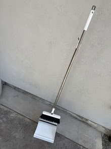 Photo of free broom and standing dustbin #1