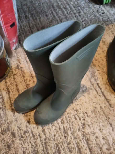 Photo of free Adult wellies, dark green, size 7 (St Ives PE27) #1