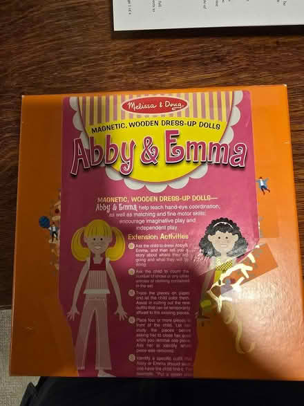 Photo of free Wooden and magnetic dress-up dolls (North Framingham) #1