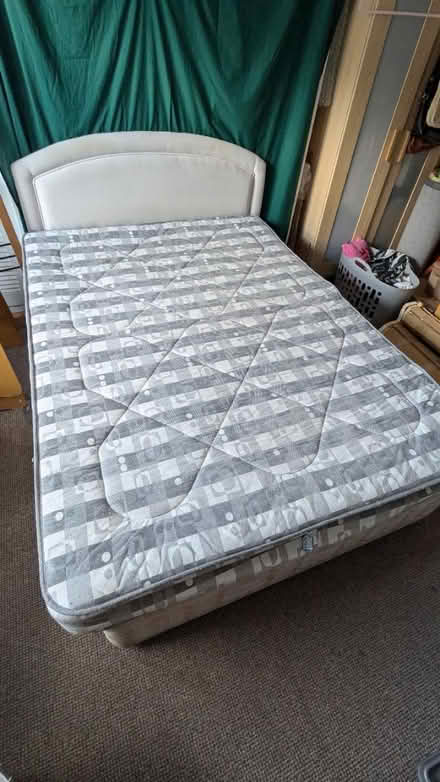 Photo of free Double Bed Frame with Mattress (Rusholme M14) #1