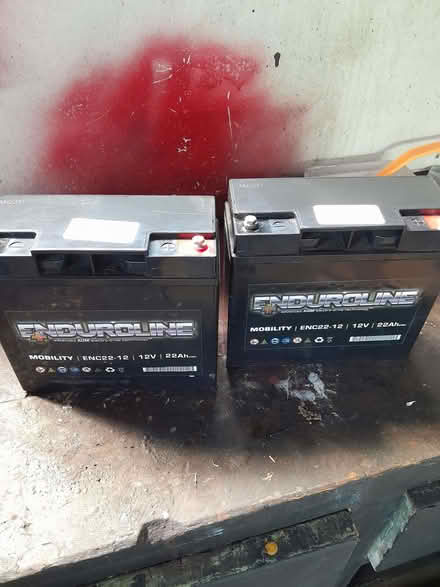 Photo of free mobility scooter batteries (March PE15) #1