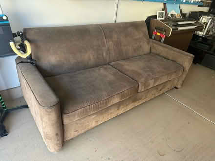 Photo of free Crate and Barrel couch (Painted trails) #1
