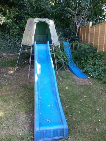 Photo of free Multi-play climbing frame, with two slides (Franklands Village RH16) #1