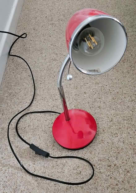 Photo of free Red desk lamp (Kennington OX1) #2