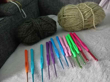 Photo of free Crochet hooks and wool (Maidenhead SL6) #1