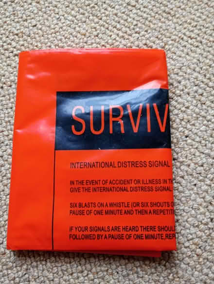 Photo of free Survival bag (Quernmore LA2) #1