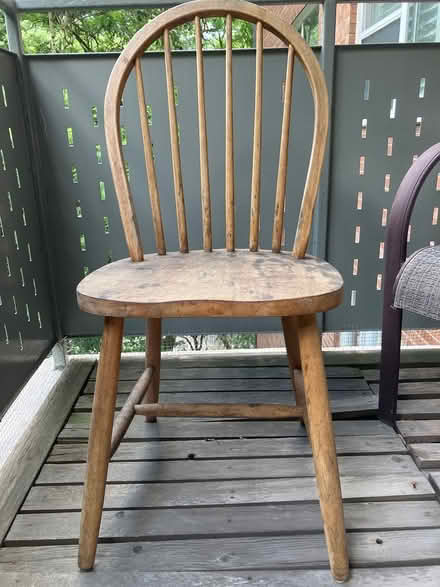 Photo of free Solid hardwood chair (Castlefrank) #1
