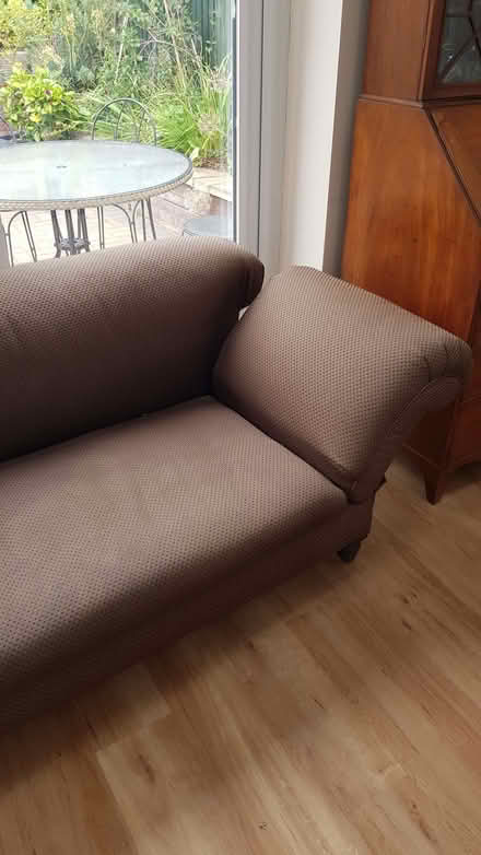 Photo of free 3 seater, victorian style drop arm sofa. (Ampthill MK45) #2