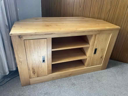 Photo of free TV Corner Unit Solid Pine (TA6 4BA) #1