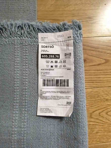 Photo of free 2x IKEA SORTSO Blue Rugs (Brookvale, RG21) #2