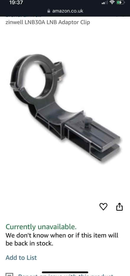 Photo of Zinwell LNB3A Bracket (Sandon CM2) #1
