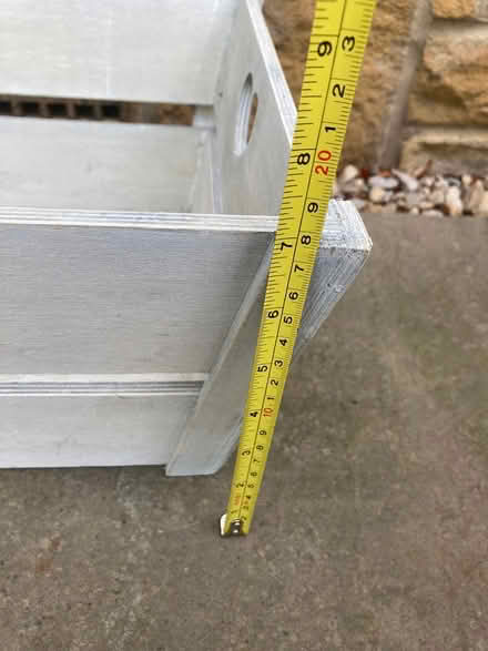 Photo of free Grey wooden storage crate (Stannington NE61) #3