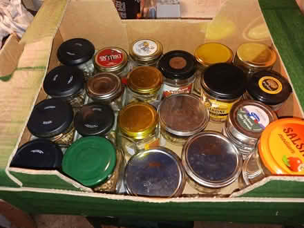 Photo of free Box 3 = 22 Assorted Jars with lids (Kempshott RG22) #1