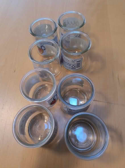 Photo of free Empty glass yogurt jars - 8 total (near Maryvale Park) #2