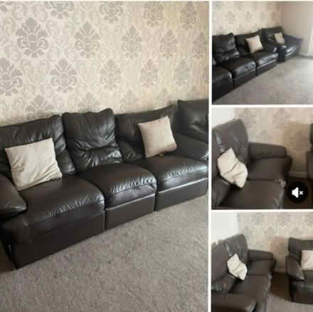 Photo of free 2 seater and a 3 seater sofa (Ls13) #1