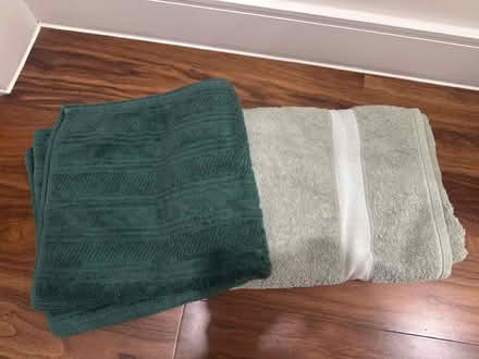 Photo of free 2 large bath towels (SW7) #1