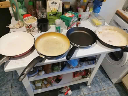 Photo of free Frying pans + Saucepan (Oxford-Freegle CGA OX1) #1