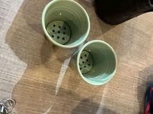 Photo of free 2 light green cutlery holders (Golden Triangle) #1