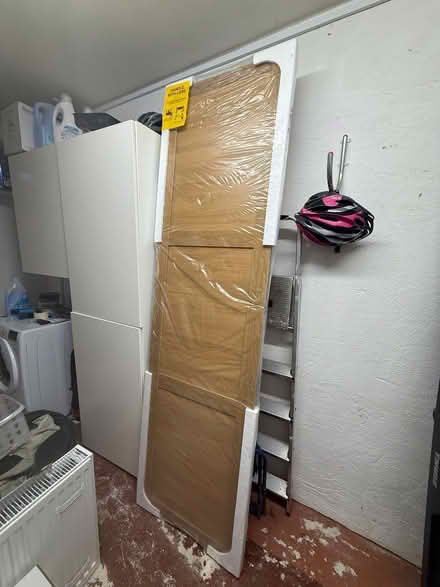 Photo of free 2 wood sliding wardrobe doors (Burscough L40) #2