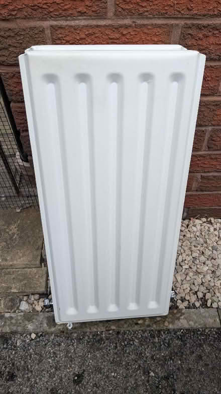 Photo of free Small Double Panel Single Fins Radiator (Caldy Valley CH3) #1