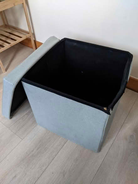 Photo of free Canvas storage box / stool (EH5, Granton, Edinburgh) #1