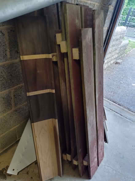 Photo of free Old wood and chipboard planks (Guiseley LS20) #1