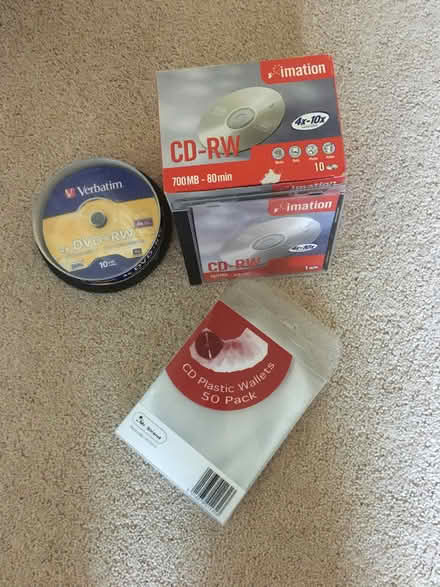 Photo of free CDs, DVDs and plastic wallets (Horn's Mill SG13) #1