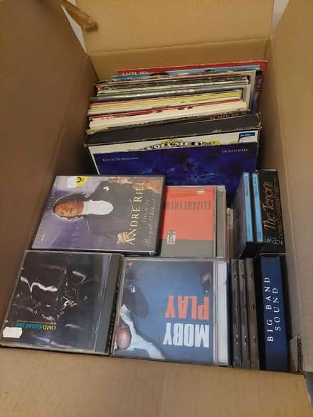 Photo of free Box of CD's, DVS's & records (Allestree) #2