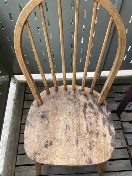 Photo of free Solid hardwood chair (Castlefrank) #2