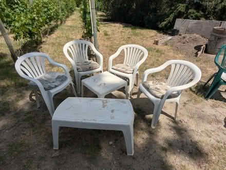 Photo of free Plastic Lawn Furniture (West Kelowna) #2