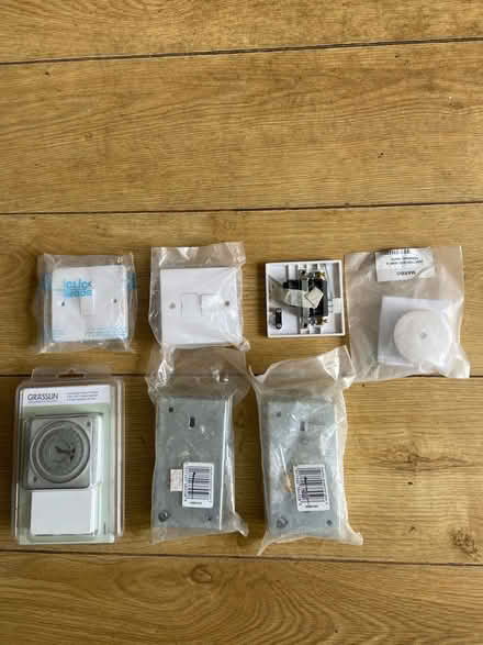 Photo of free Electrical items , switches ,backing boxes (St Just TR19) #1