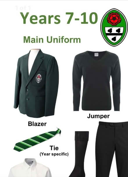 Photo of Nunnery wood school uniform (Worcester WR1) #1