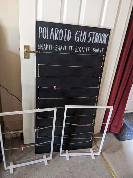 Photo of free Wedding Polaroid guestbook boards (Oaklands nr Welwyn AL6) #1