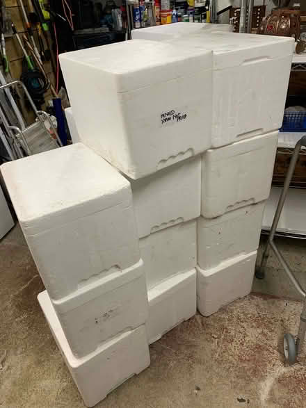 Photo of free Polystyrene boxes with lids (Letchworth SG6) #1