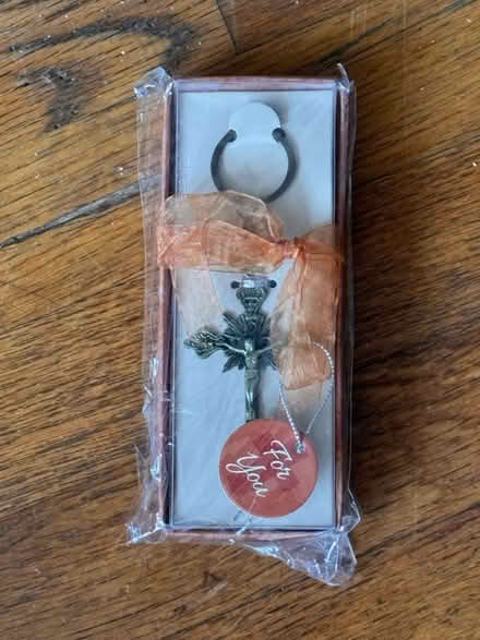 Photo of free Crucifix Key Chain (Clason Point Bronx NY) #1