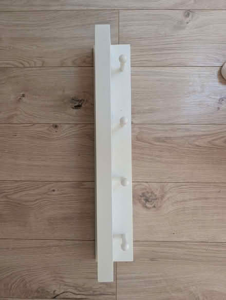 Photo of free White shelf coat hooks combo (Kidlington OX5) #4