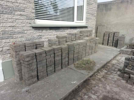 Photo of free Grey/blue cobblelock bricks (Walkinstown) #2