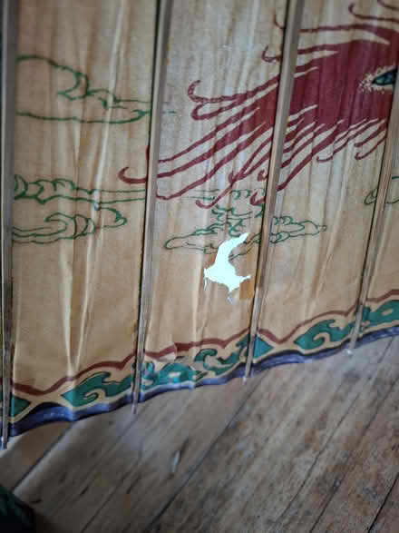 Photo of free Antique Chinese dragon parasol (Walkley, S6) #3