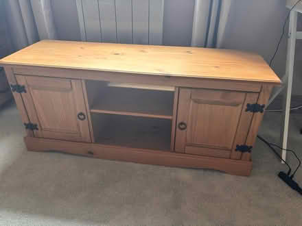 Photo of free Pine tv unit (Cowie FK7 7) #1