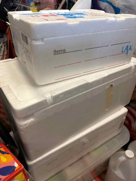 Photo of free Foam Boxes (De Anza Blvd./ Prospect) #1