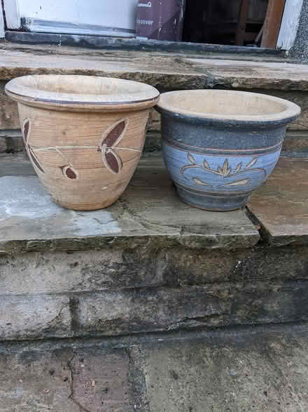 Photo of free Ceramic plant pots (Rayleigh near The Chase SS6) #1