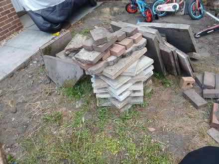 Photo of free Slabs, bricks,concrete edging etc (Canford Heath, BH17 8) #4