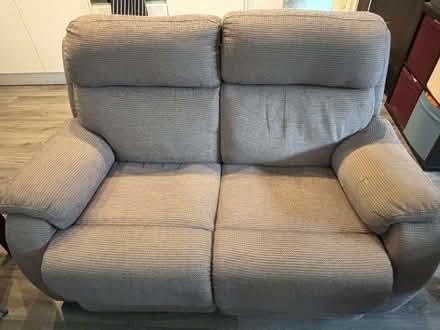 Photo of free Two-Seater Recliner Sofa (needs repair) (Woodside Park N20) #1