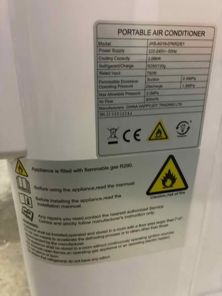 Photo of free Air-con units (2) and dehumidifier (1) (St. John's Wood NW8) #3