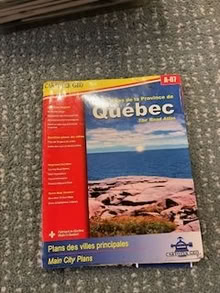 Photo of free Spiral bound map of Quebec (Golden Triangle) #1
