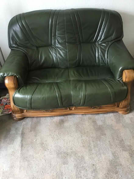 Photo of free Leather Three Piece Suite (The Ronkswood WR5) #3