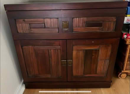 Photo of free Wood Cabinet (East Wonder Lake) #3