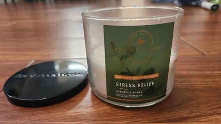 Photo of free Half used aromatherapy candle (King Farm) #1